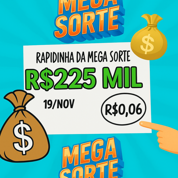 💰  RAPIDINHA VALENDO R$225 MIL NO PIX! 💸 